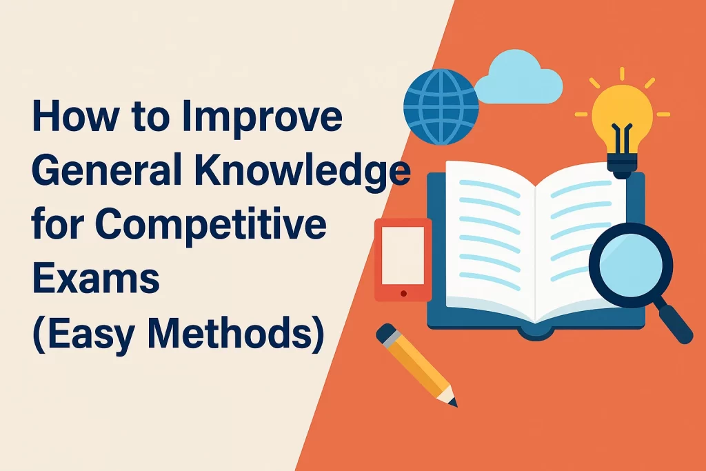 best way to learn general knowledge, current affairs for competitive exams, daily GK routine, static GK strategy, newspaper reading for GK, GK preparation apps, general awareness tips, how to study GK effectively,