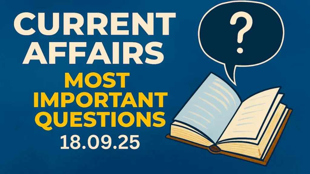 Current Affairs Today